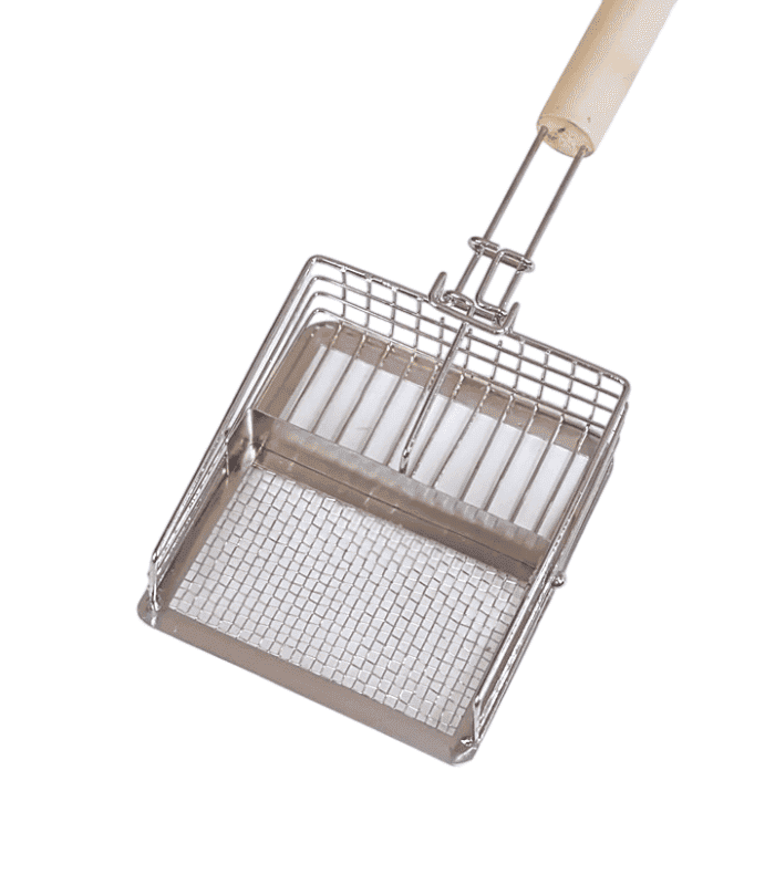 silver Cat Litter Scoop