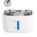 white radar sensing pet drinking fountain