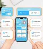 Pet water fountain with app