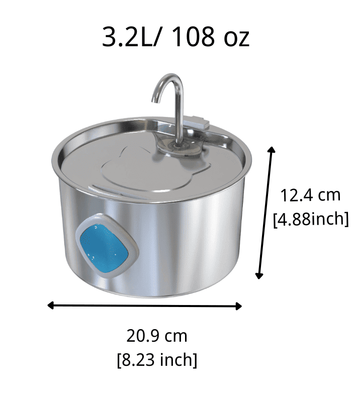 quiet pet water fountain