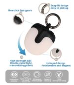 360° double-sided LED dog collar light