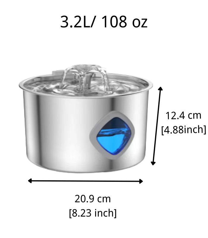 automatic dog water fountain