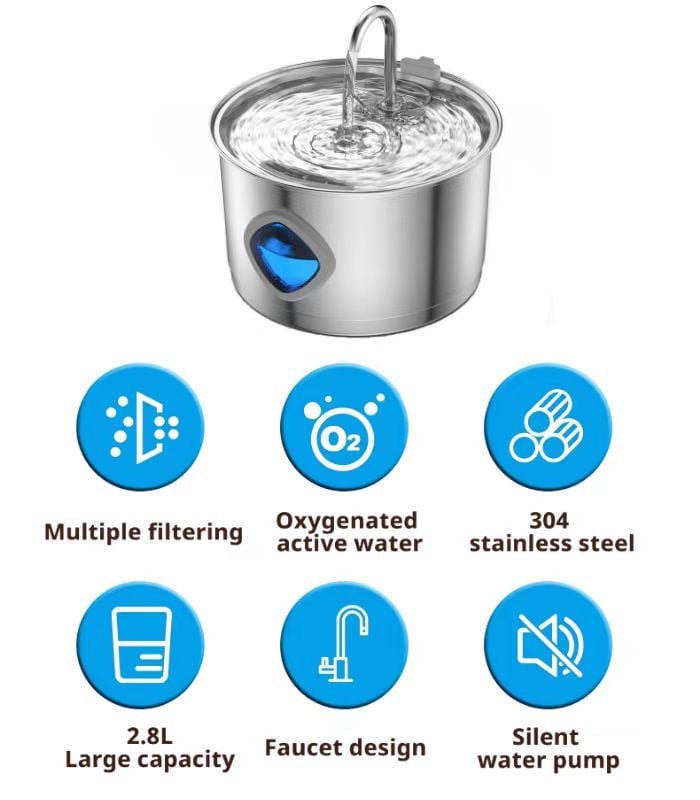 cat water fountain for indoor cats