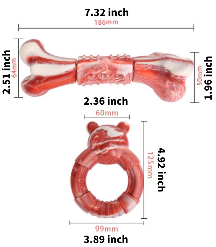 durable realistic Bone Chew Toy