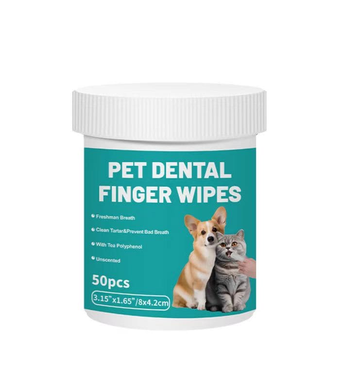 Pet Dental Finger Wipes