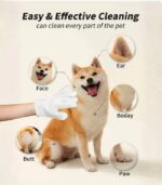 Rinse-Free Pet Cleaning Gloves