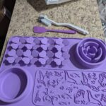 Food-Grade Silicone Pet Slow Feeding Mat with bowl Lick Mat Set photo review