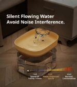 gravity pet feeder and water dispenser set