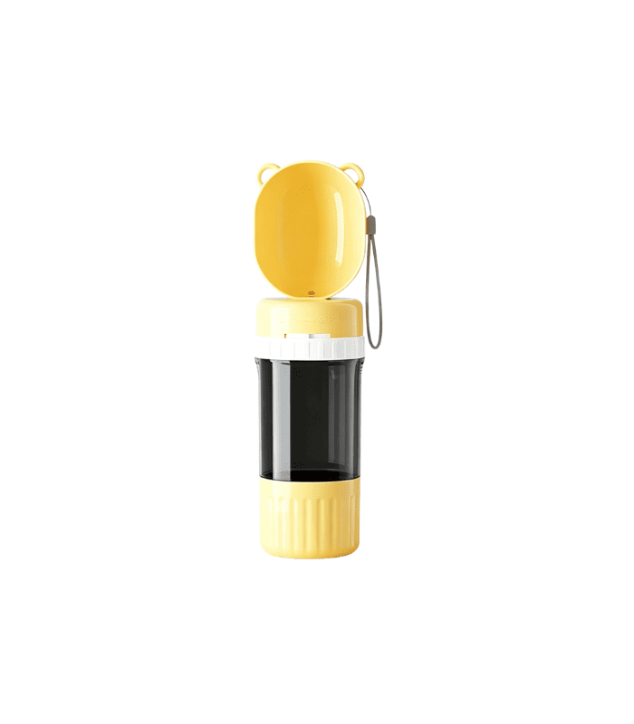 Dog Water Bottle with Food Storage