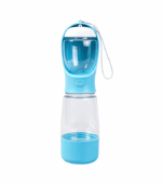 3-in-1 Dog Cat Water Bottle Food Feeder Poop Dispenser