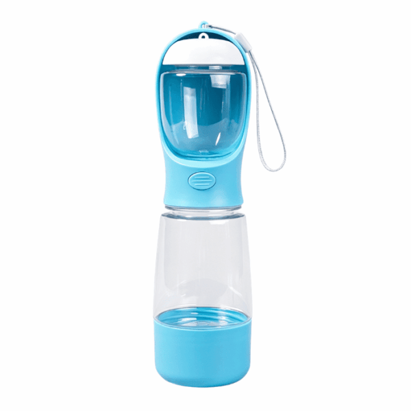 3-in-1 Dog Cat Water Bottle Food Feeder Poop Dispenser