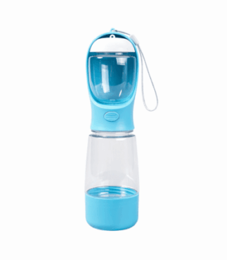 3-in-1 Dog Cat Water Bottle Food Feeder Poop Dispenser