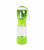 3-in-1 Dog Cat Water Bottle Food Feeder Poop Dispenser