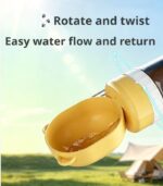 Dog Water Bottle with Food Storage